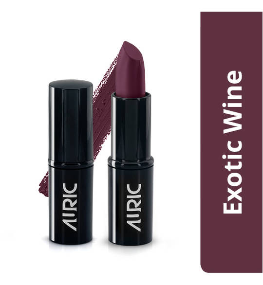 Auric MatteCreme Lipstick, Exotic Wine - 4 g