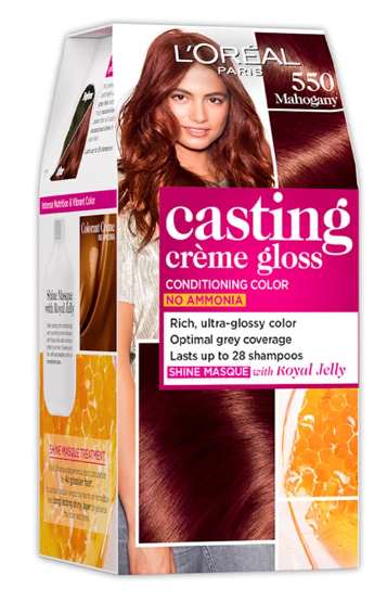 Loreal Casting Crème Gloss 550 Regular Mahagony (87.5g + 72ml)