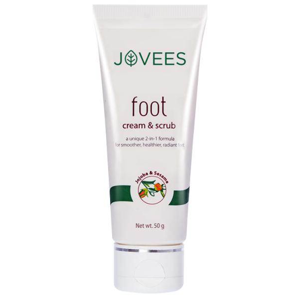 Jovees Foot Care Cream & scrub | 2-in-1 Formula |Hydrates & Heals