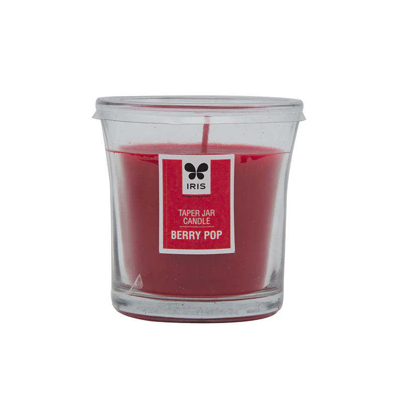 Cycle IRIS Berry Pop Taper Jar Candle 110gm