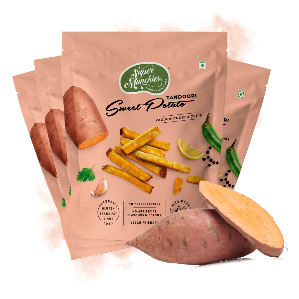 Super Munchies  Vacuum Cooked Tandoori Sweet Potato