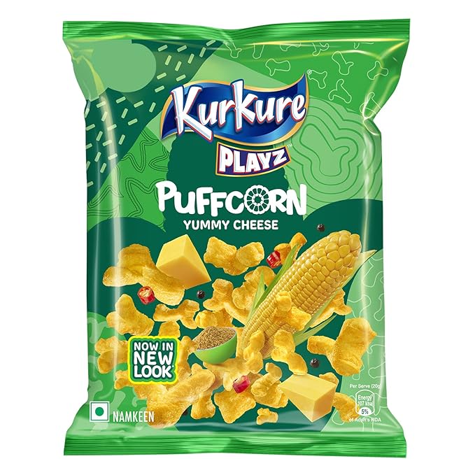 Kurkure Playz Puffcorn - Yummy Cheese