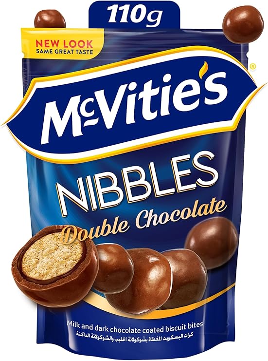 McVitie's Nibbles Double Choc (56x110g) (Imp)