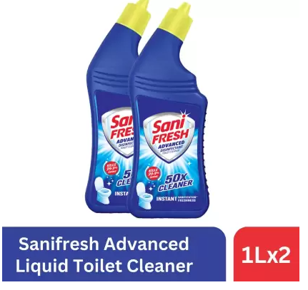 Sani Fresh Advanced Liquid Toilet Cleaner  1L (2Nos.)