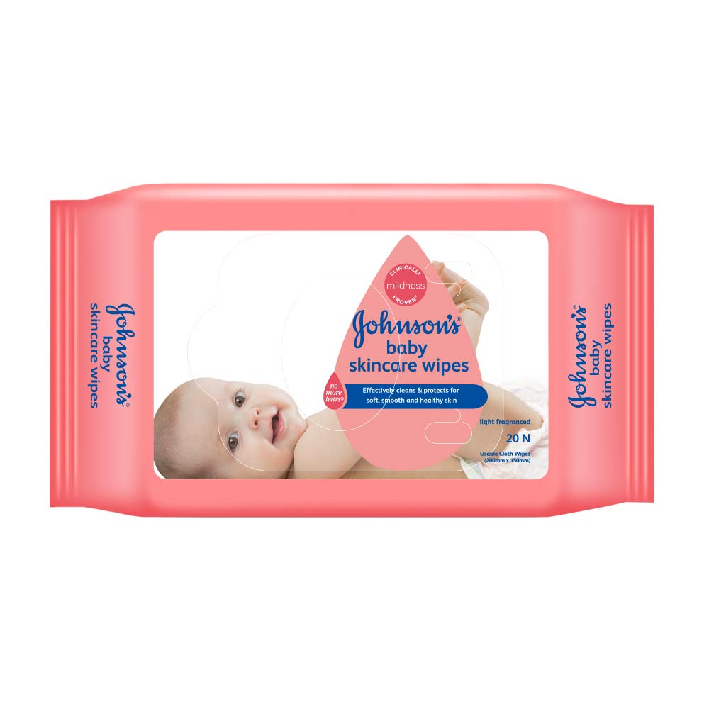 Johnson's Baby Skincare Cloth Wipes - 20 Wipes