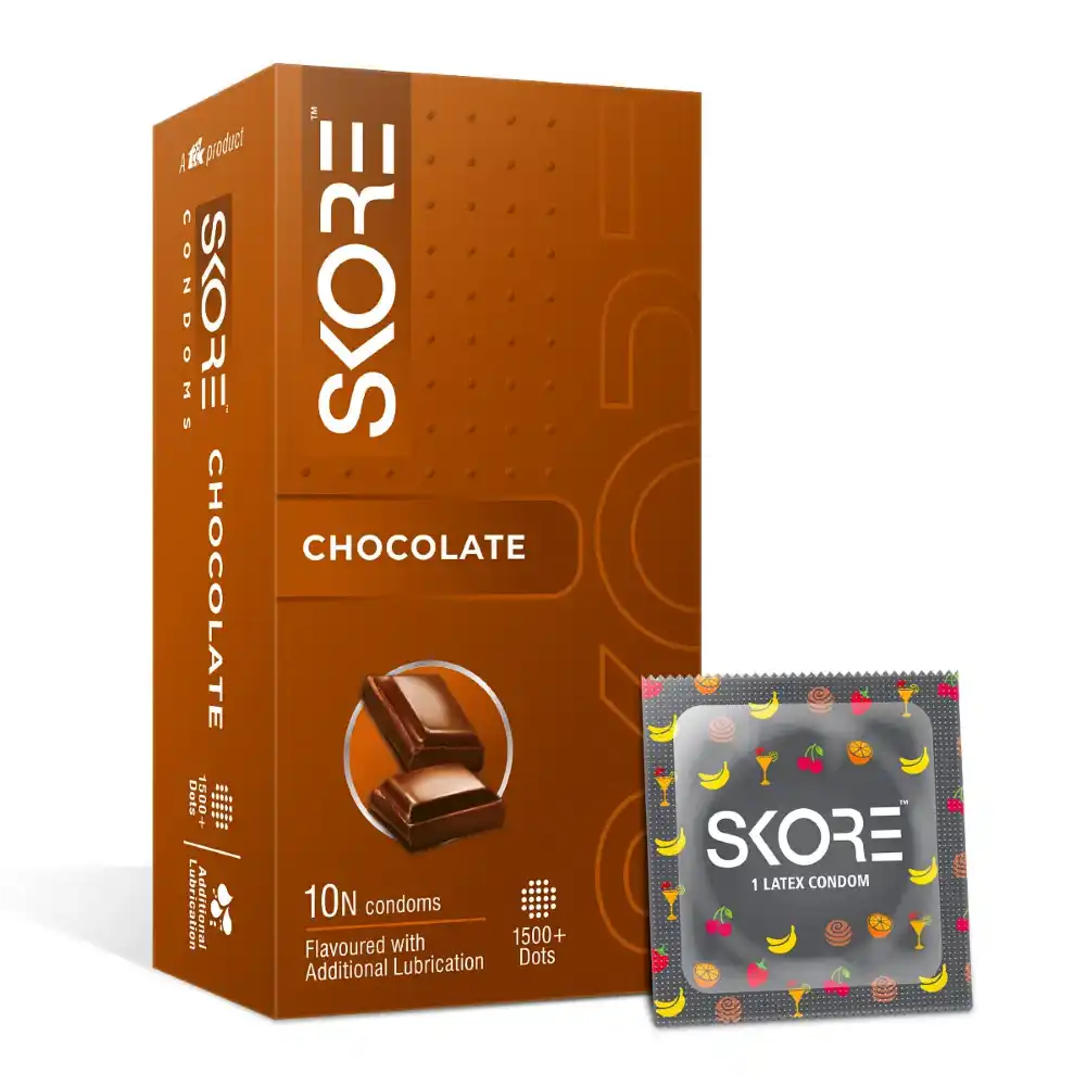 Skore Chocolate Condoms - 10N
