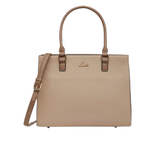 Lavie Shelly Women's Beige Large Satchel Bag