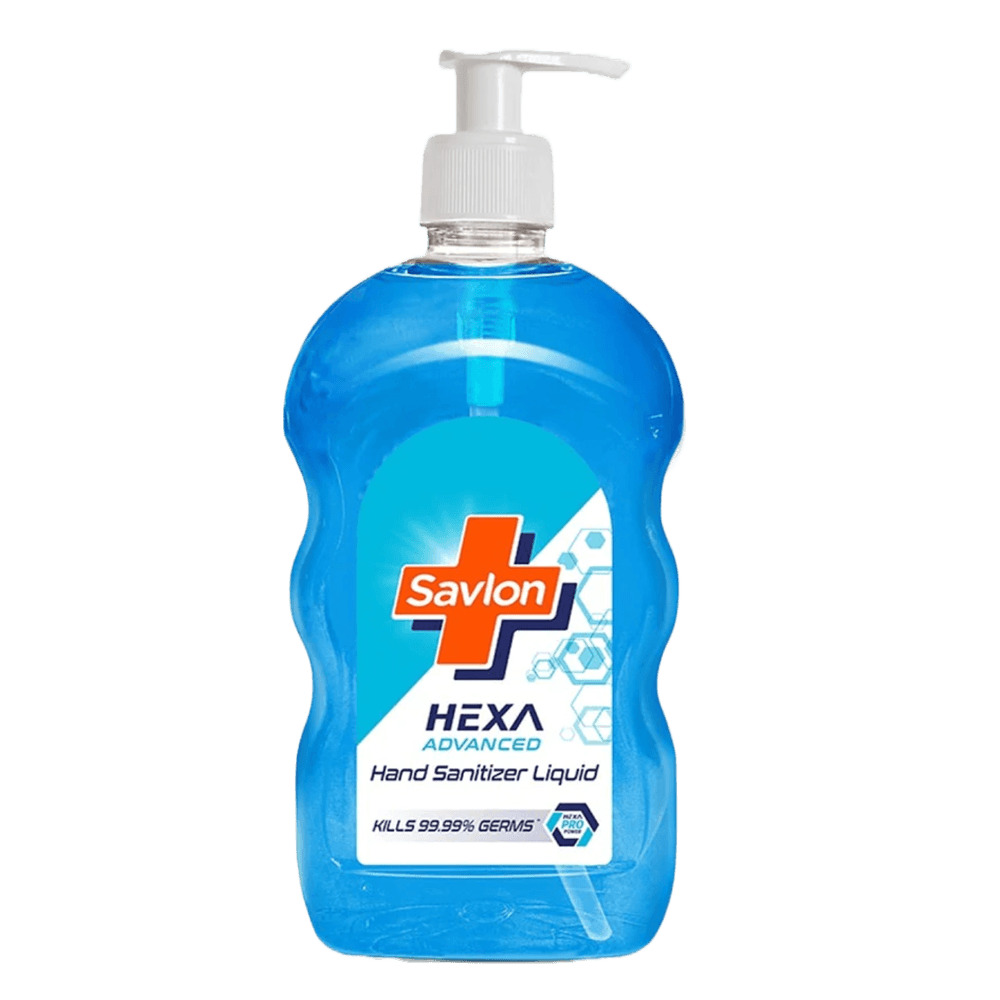Savlon Hexa Advanced Hand Sanitizer Liquid Pump Pack, 70% Alcohol based with Chlorhexidine Gluconate (CHG), 500ml
