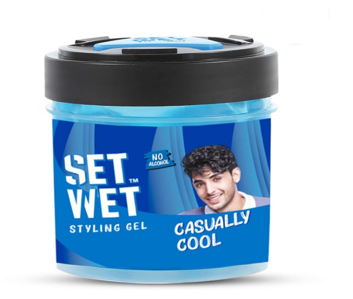 Set Wet Hair Gel for Men Cool Hold 250ml