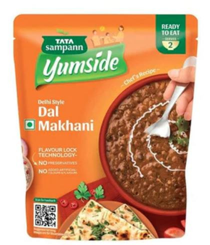 Yumside Delhi Style Dal Makhani | Ready to Eat Meal | 285g