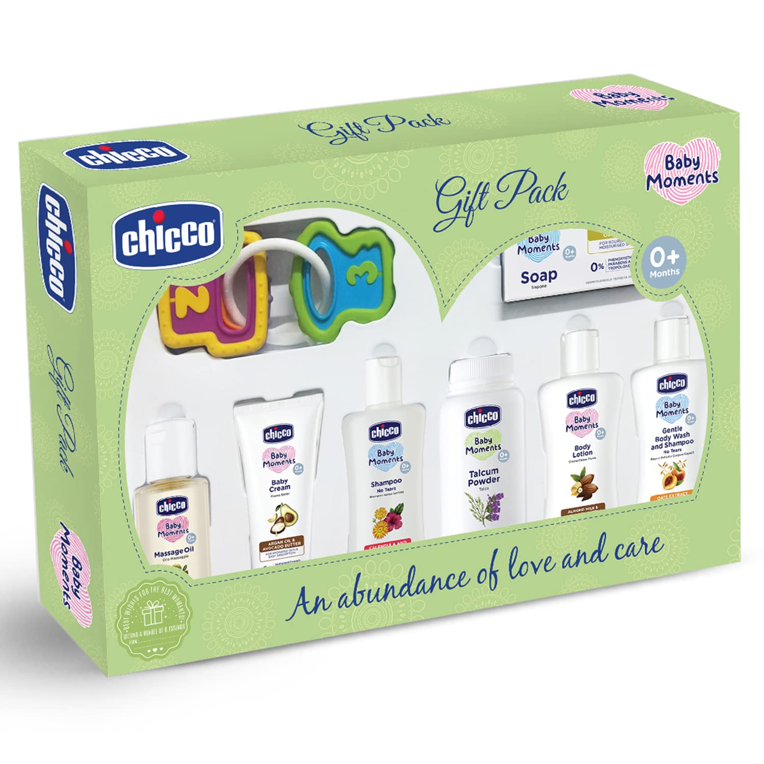 Chicco Baby Moments Delight Gift Pack Green,