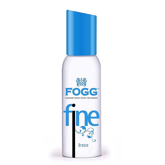 Fogg Fine Breeze No Gas Deodorant for Women, Long-Lasting Perfume Body Spray,