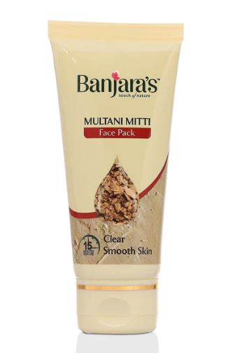 Banjara's Multani Mitti Face Pack - 50g (Tube)