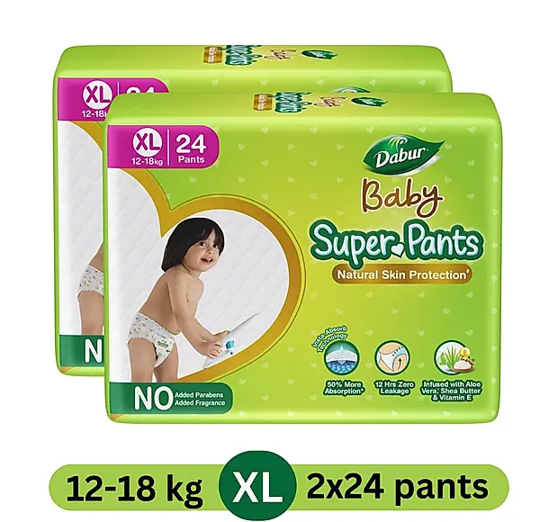 Dabur Baby Super Pants-Extra Large 8 Pac
