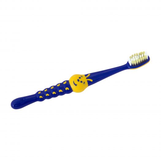 J L Morison Shiny Caterpillar Kids Tooth Brush - Blue