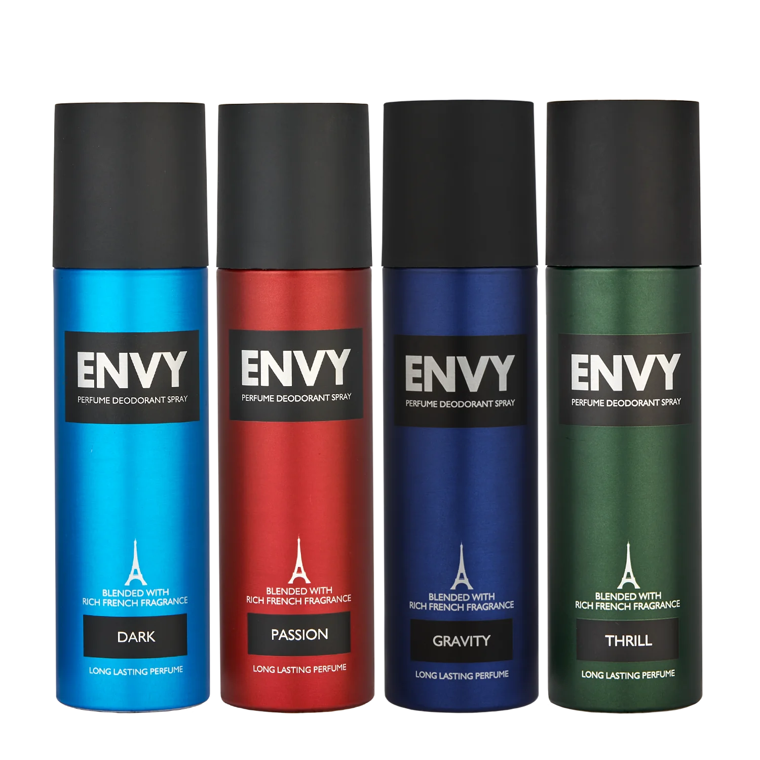 Envy Deodorant Combo Dark + Passion + Gravity + Fiery