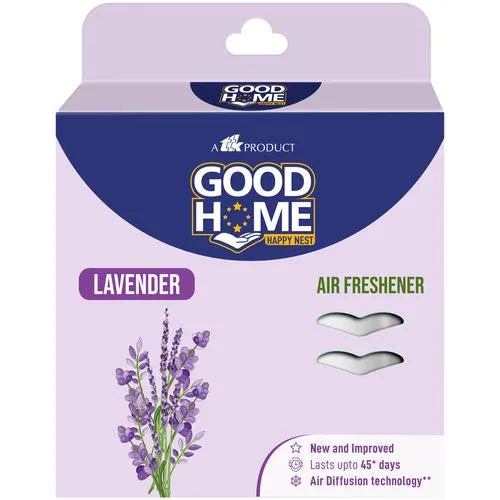 Good Home Air-Freshener Lavender For Bathrooms, Suitcases, Cupboards, Shoe Racks | Long-Lasting Fragrance, 50 g