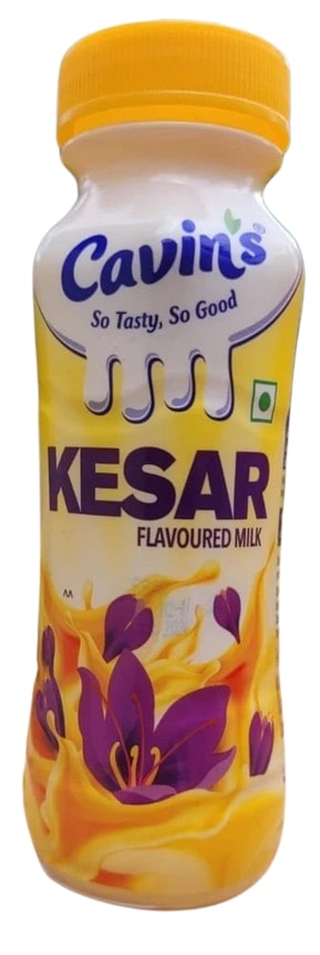 CAVINS FLV MLK KESAR 180ML