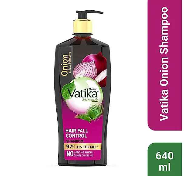 Vatika Onion Hair Fall Control Shampoo - 640ml