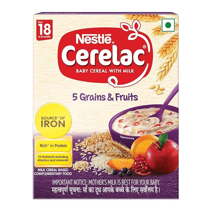 NESTLÉ CERELAC - 18-24 months, 300g-5 Grains & Fruit