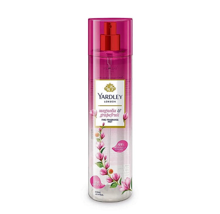 Yardley London Fine Fragrance Mist – Magnolia & Grapefruit – 250 ml