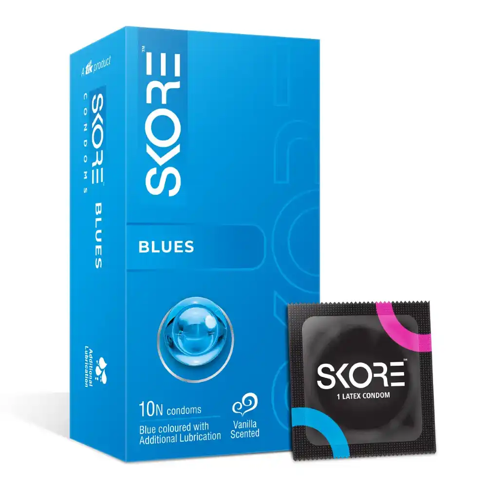 Skore Blues Condoms -10N