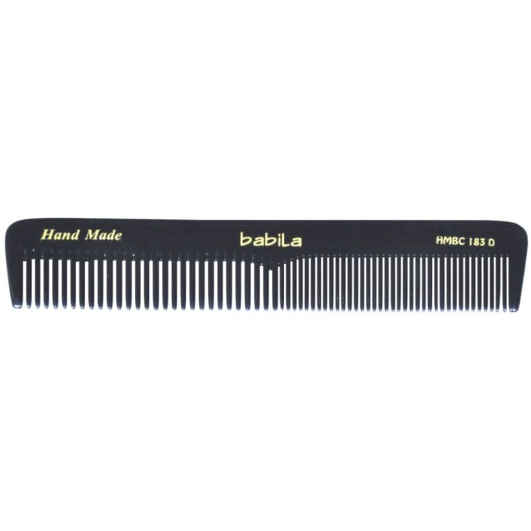 BLACK HANDMADE COMB (GRADUATED FASHION) -HMBC-183D