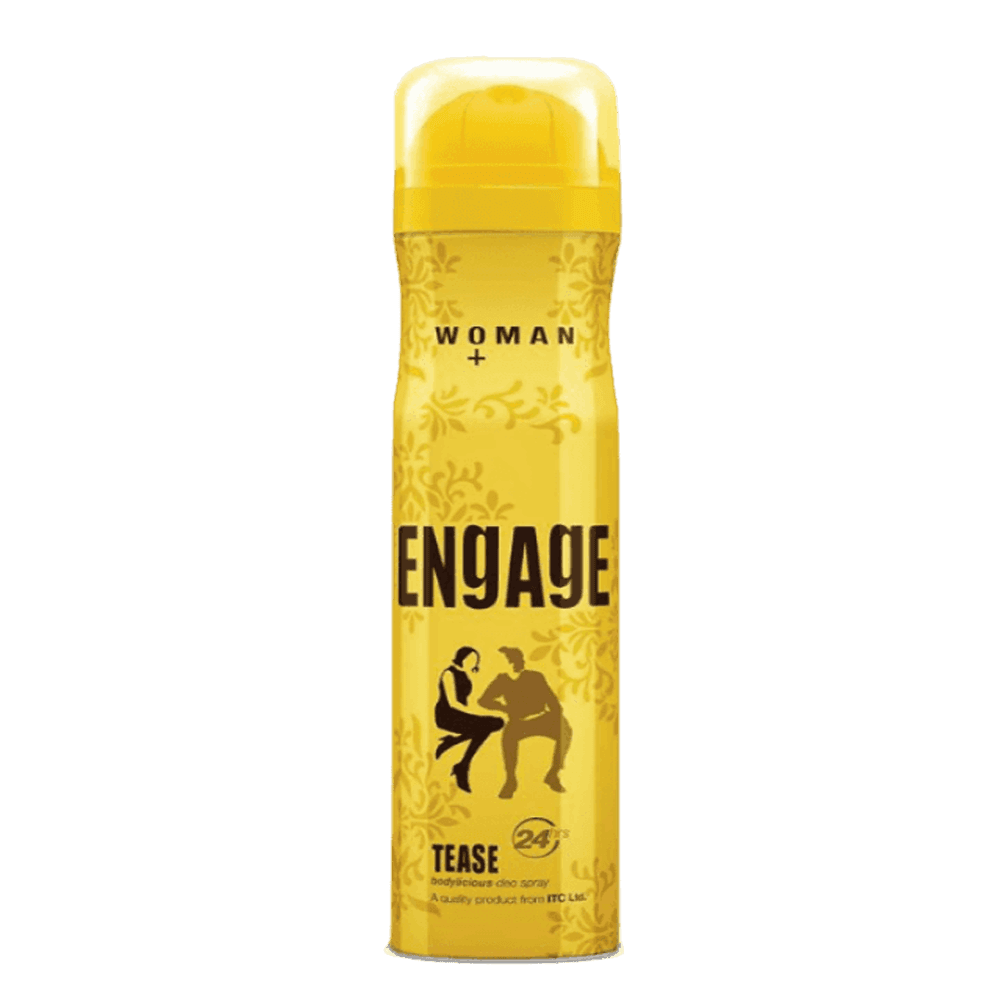 Engage Tease Deodorant For Women, 150 ml, Citrus & Floral, Skin Friendly