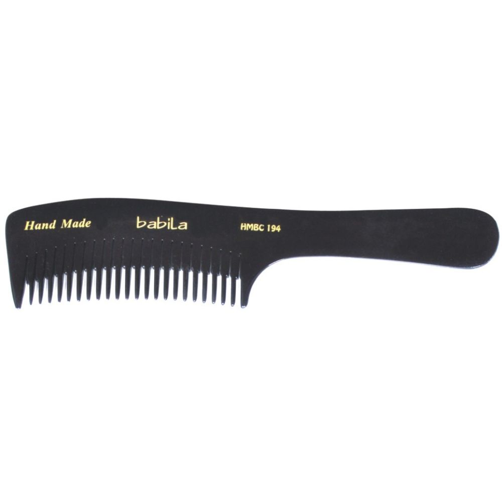 BLACK HANDMADE COMB (STEP GROOMING FASHION) -HMBC -194