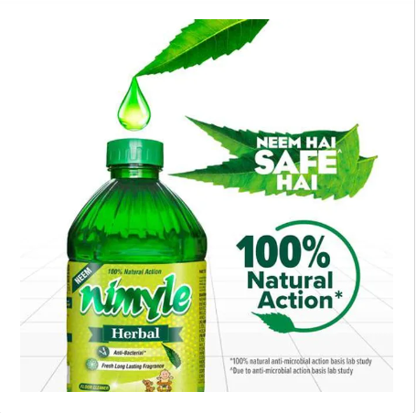 Nimyle Floor Cleaner - Herbal, With Power Of Neem, 2 L
