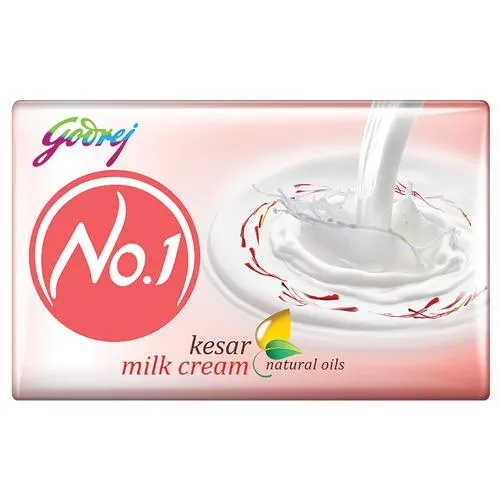 Godrej No.1 Bathing Soap – Kesar & Milk Cream 10rs