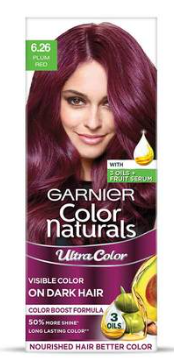 Garnier Color Naturals Ultra Shade 6.26 Plum Red