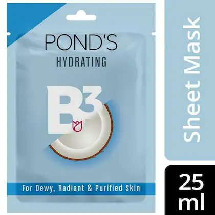 Ponds Natural Coconut Water & Vitamin B3 Face Mask 25ml
