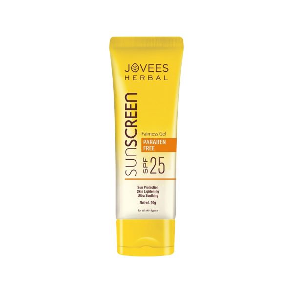 Jovees Herbal Fairness Gel Sunscreen SPF 25|Oily & Combination Skin