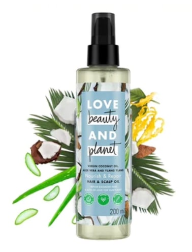 Love Beauty and Planet Virgin Coconut Oil, Aloe Vera & Ylang  Hair & Scalp Oil-200ml