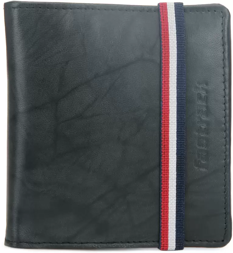 Fastrack  Men Black Genuine Leather Wallet - Regular Size  (7 Card Slots)