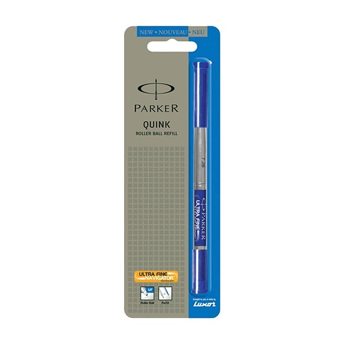 Parker Ultra Fine Navigator Roller Ball Refill, Blue,