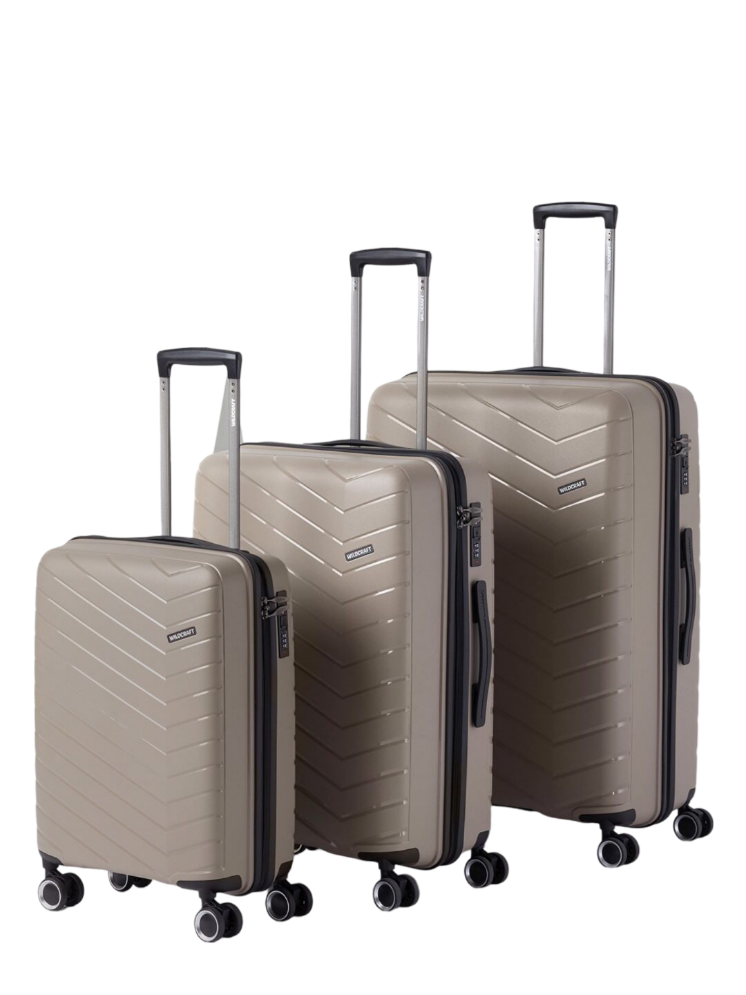 Wild craft luggage Decimus Black C+M+L