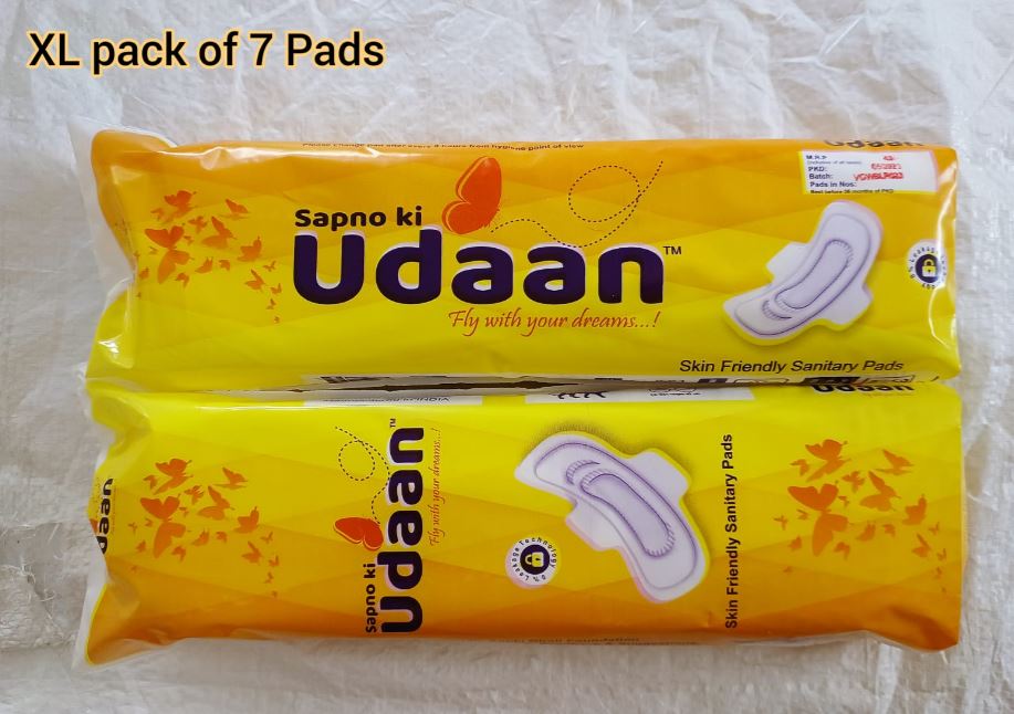 Udaan Size XL Sanitary Pad (Packs of 7 )