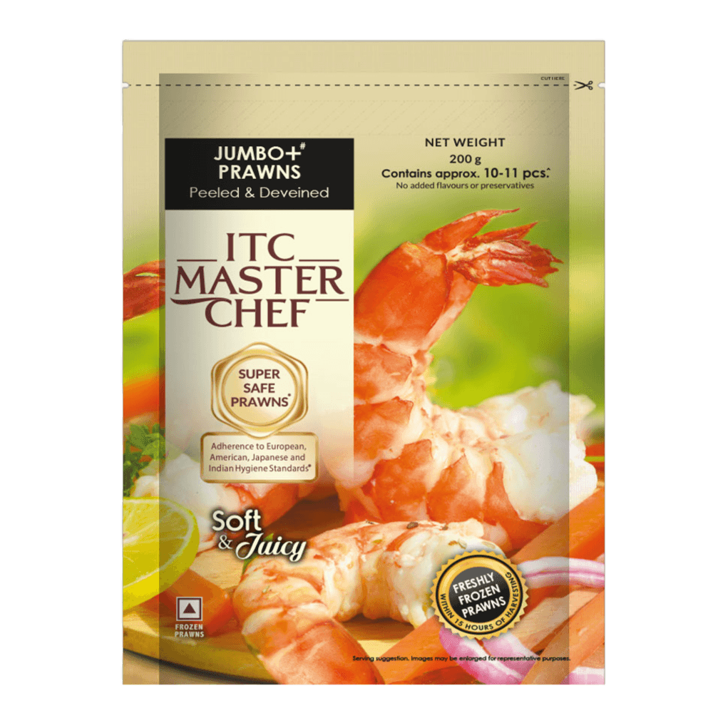 ITC Master Chef Jumbo+ Prawns 200g
