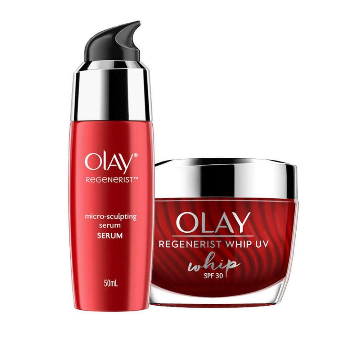 Olay Regenerist Summer Skincare With Spf 30  For Collagen Boost(Moisturizer + Serum) 50 ML + 50 ML