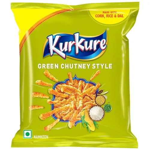 Kurkure Namkeen Green Chutney Style, 17 g
