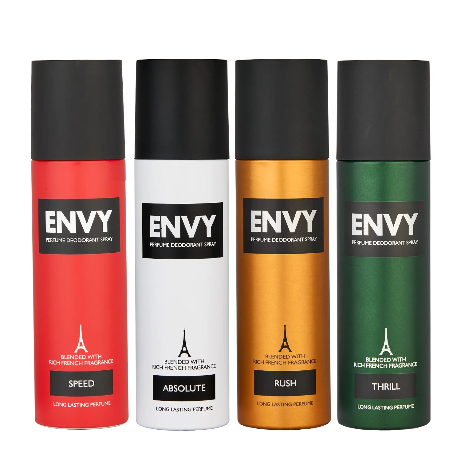 Envy Deodorant Combo SPEED + Absolute + Rush + Thrill