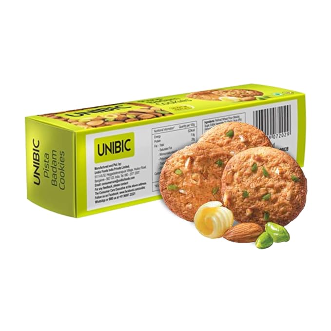 Unibic Cookies - Pista Badam, 150g