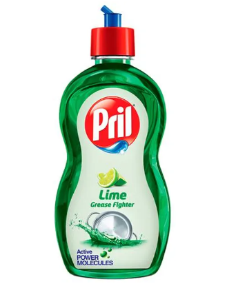 Pril Dishwash Liquid - Lime, 425 ml