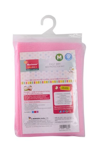 J L Morison Fast Dry Baby Mat -S- Pink