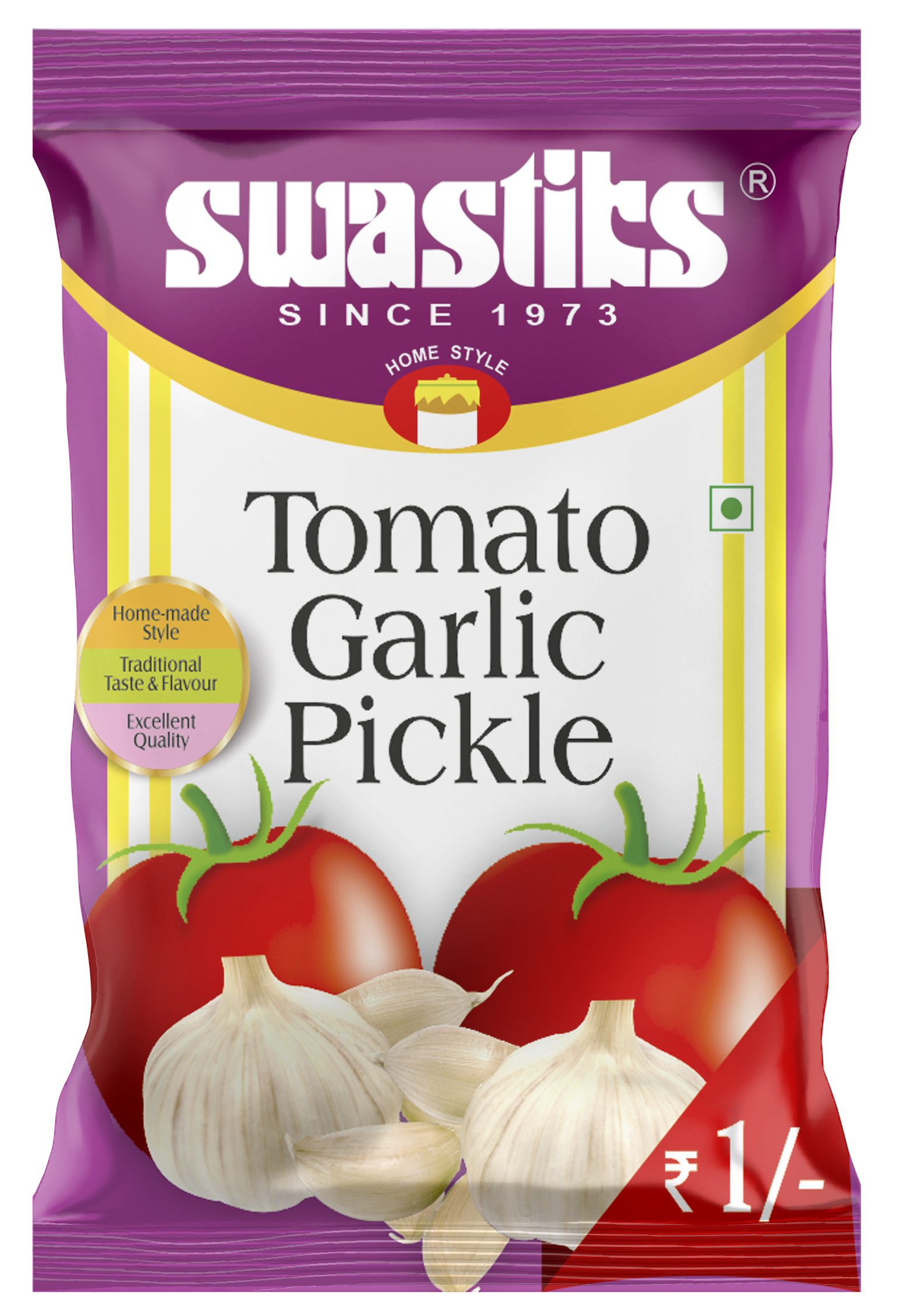 Swastiks  Tomato Garlic Pickle