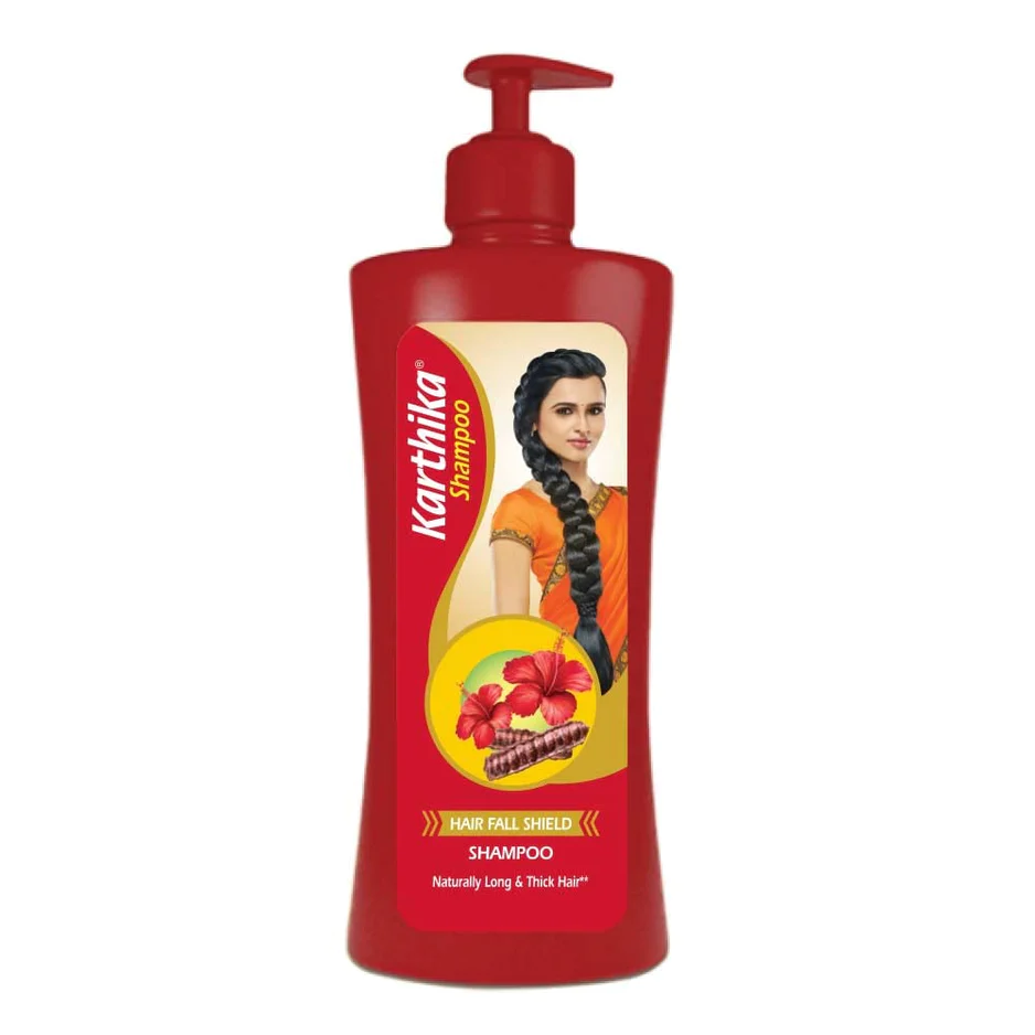 Karthika Hair Fall Shield Shampoo, With The Goodness Of Shikakai & Hibsicus,