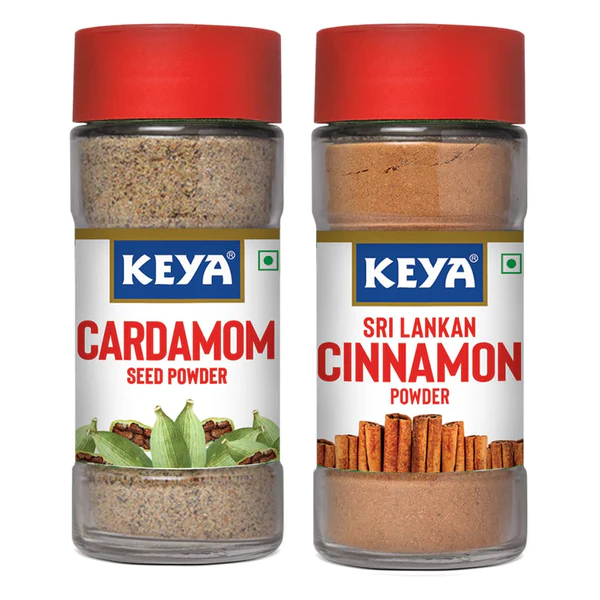 Keya Cardamom Seed Powder| Elaichi Powder| 50g, Cinnamon Powder| Dalchini Powder|