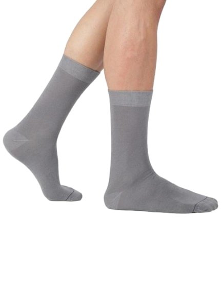 Jockey Men's Modal Cotton Stretch Crew Length Socks with Stay Fresh Treatment - Navy